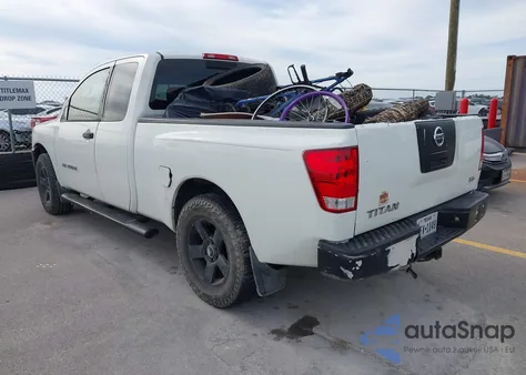 2008 Nissan Titan Xe z USA, uszkodzony, nr VIN 1N6BA06A28N317912
